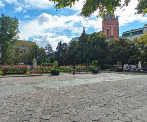 Plac Orła Białego w przeddzień rozpoczęcia przebudowy