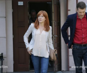 M jak miłość odcinek 1161. Agnieszka (Magdalena Walach), Tomek (Andrzej Młynarczyk)
