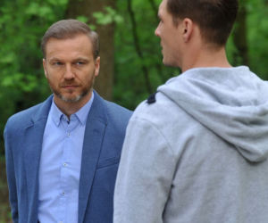 M jak miłość odc. 1388. Marcin (Mikołaj Roznerski), Andrzej Budzyński (Krystian Wieczorek)
