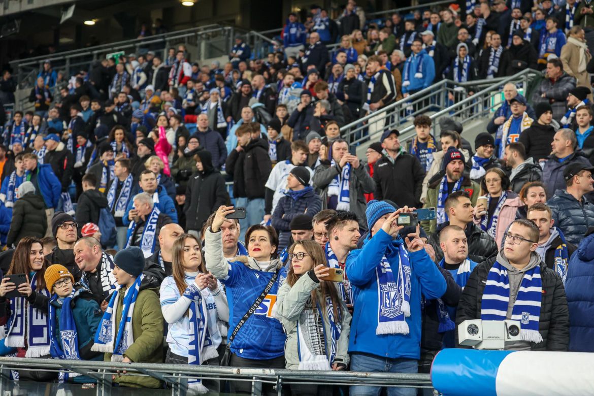 Lech Poznań - Pogoń Szczecin. Zdjęcia kibiców na meczu Fortuna Pucharu Polski