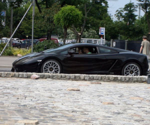 Robert Lewandowski w Lamborghini Gallardo