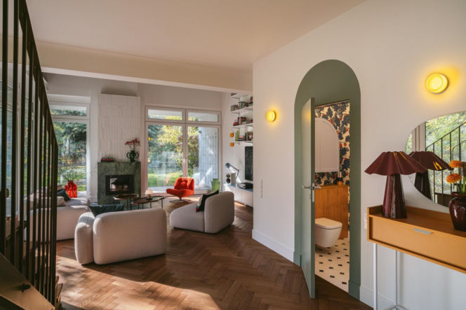 Dom pod Warszawą - projekt Hanna Pietras, Anna Petrova