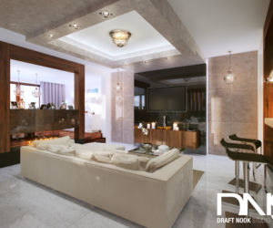 Apartament - Mokotów (Salon)