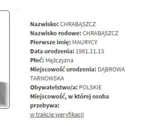 CHRABĄSZCZ MAURYCY