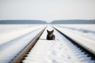 Historia Śnieżynki z Wielbarku. Kto porzucił psa na mrozie?