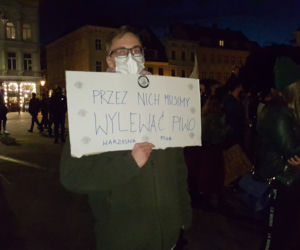 Protest branży gastronomicznej w Bydgoszczy