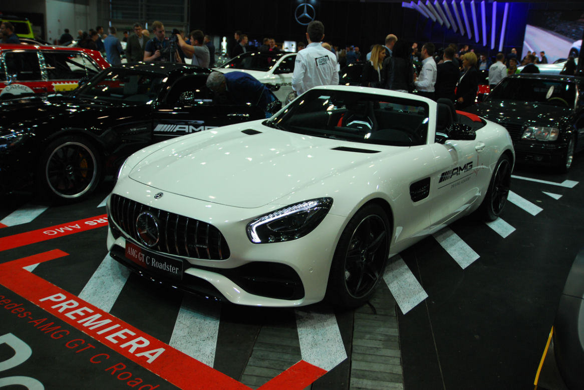 Stoisko Mercedesa - Targi Poznań Motor Show 2017