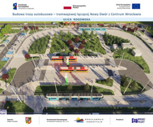 Końcowy przystanek Trasy Autobusowo-Tramwajowej