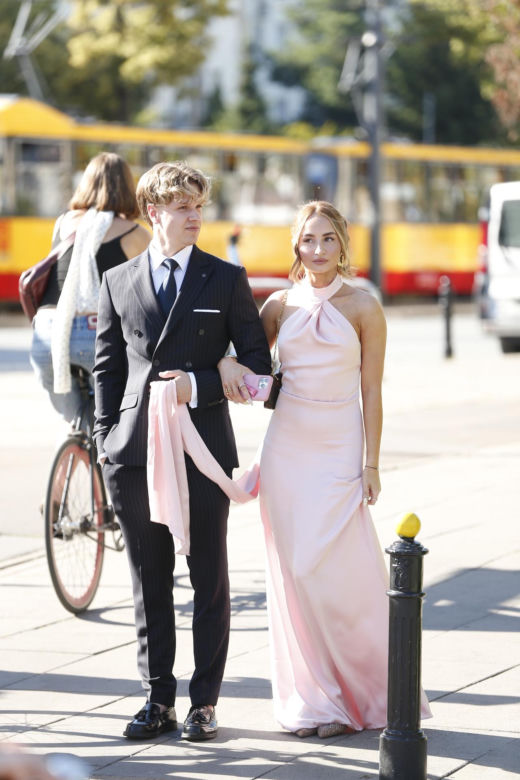 Angelika Mucha wystroiła się na przyjęcie u ambasadora USA. Taką sukienkę wybrała