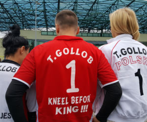 Kibice wspierają Tomasza Golloba