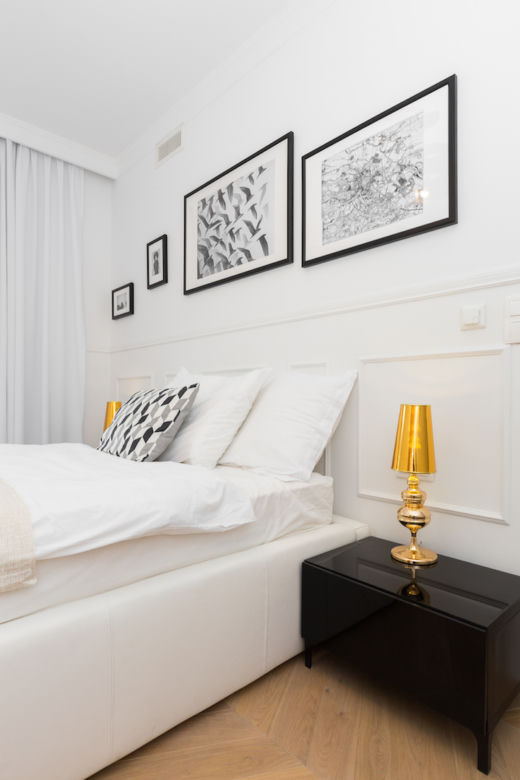 Nowoczesna aranżacja wnętrza: apartament w starych murach