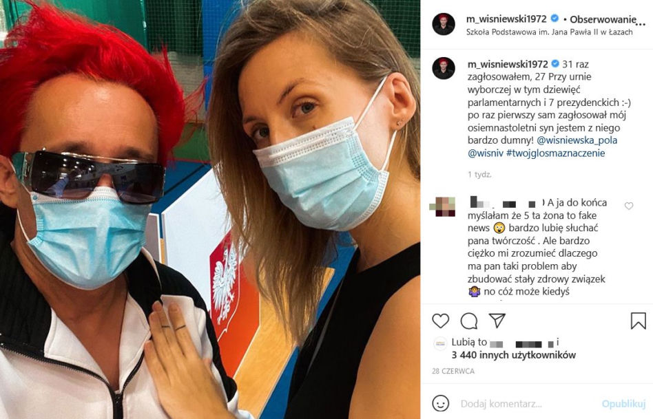 Piąta żona Michała Wiśniewskiego jest na Instagramie