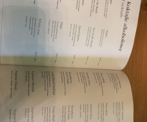 Ceny w restauracji w Hotelu Gołębiewski Pobierowo