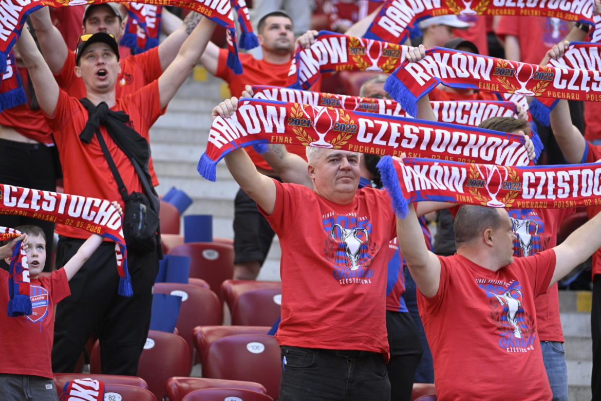 Kibice na finale Pucharu Polski: Górnik - Raków