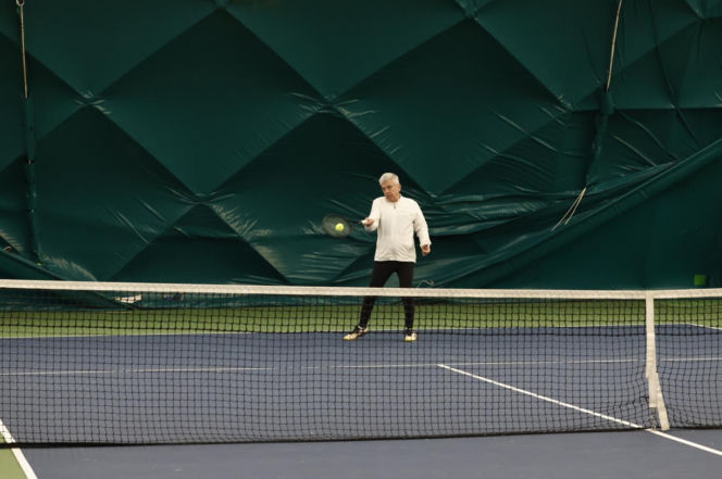 Senator Karczewski trenuje na wiosnę