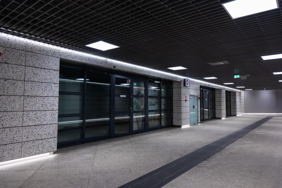 Lokalizacja przyszłej Metroteki na stacji metra M2 Kondratowicza