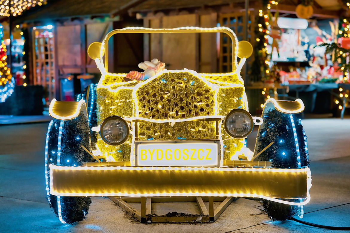 Tak iluminacje świąteczne rozświetlają Bydgoszcz! Magiczny widok