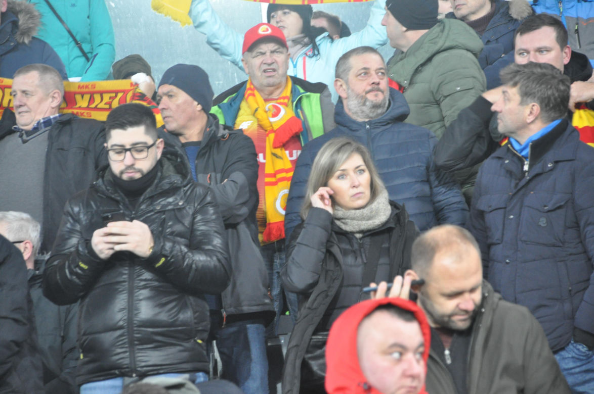 Korona Kielce - ŁKS Łódź. Zdjęcia kibiców na Suzuki Arenie