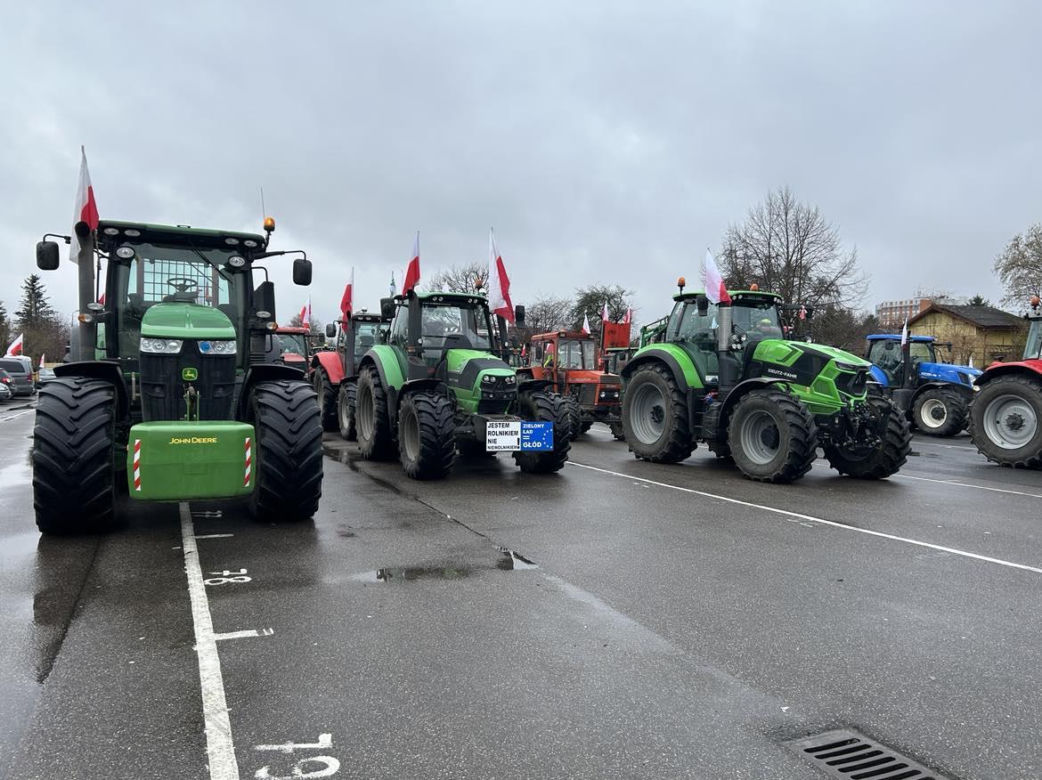 Protest rolników w Koszalinie