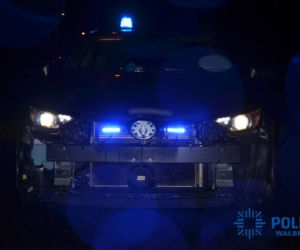 Skuterem uderzył w radiowóz. Dwukrotnie!