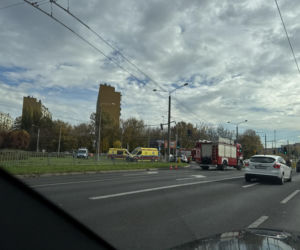 Wjechał na czerwonym i staranował hondę. Pół Lublina stanęło w korkach!