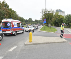 Wypadek z udziałem hulajnogi elektrycznej