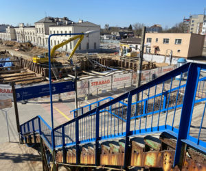 Kładka na dworcu PKP. Zdjęcia z poniedziałku (21.03.2022)
