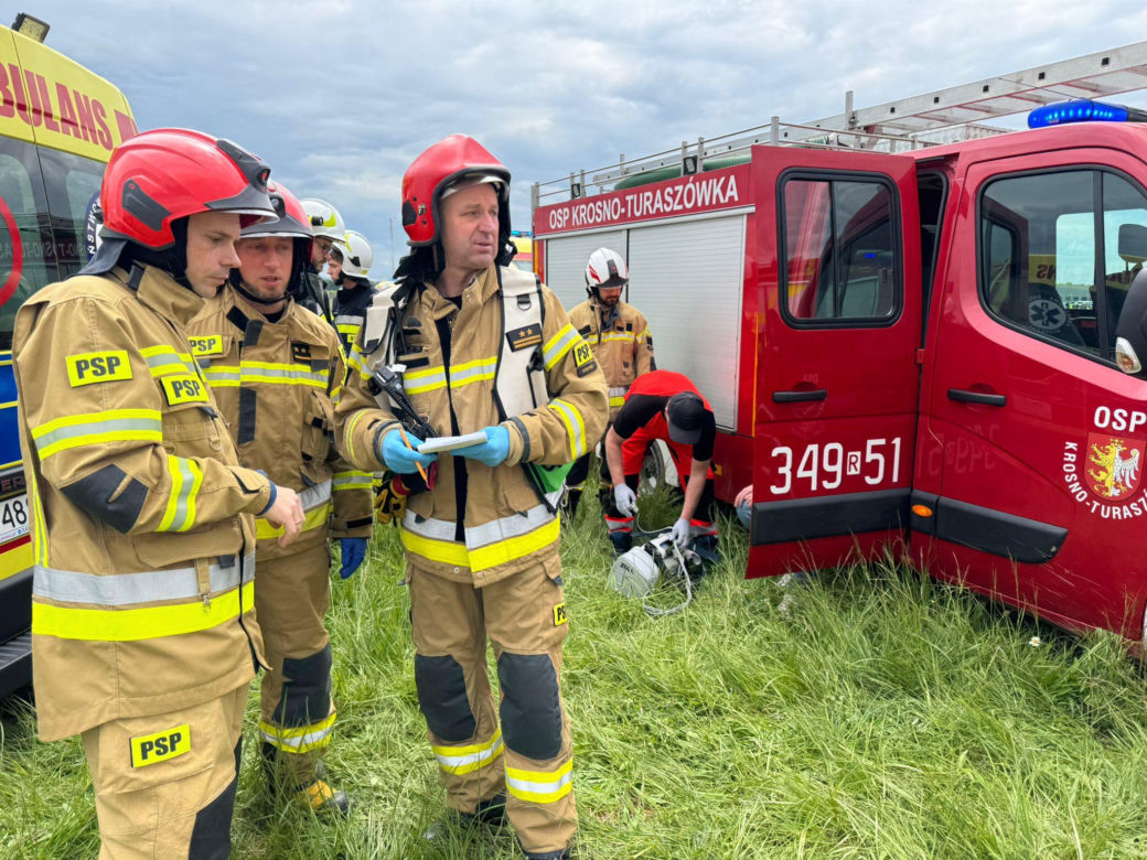 Wypadek podczas wyścigu w Krośnie. Wielu poszkodowanych 