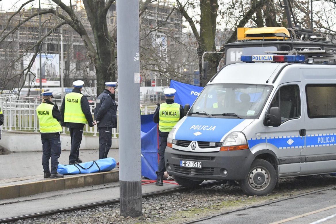 Wypadek śmiertelny na torowisku