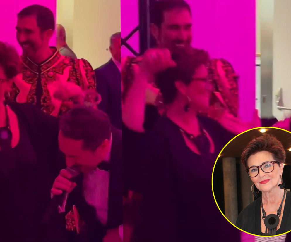Jolanta Kwaśniewska wije się przed gwiazdorem disco polo. Odważnie! Ale ruchy [WIDEO]