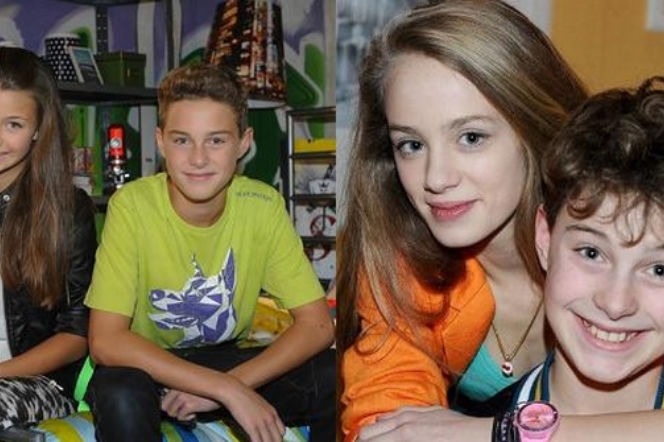 Rodzinka.pl. Kuba Boski (Adam Zdrójkowski), Paulina (Julia Wieniawa-Narkiewicz), Agata (Wiktoria Gąsiewska)