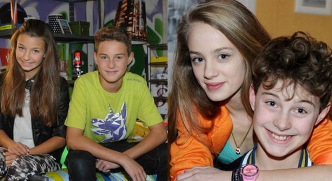 Rodzinka.pl. Kuba Boski (Adam Zdrójkowski), Paulina (Julia Wieniawa-Narkiewicz), Agata (Wiktoria Gąsiewska)