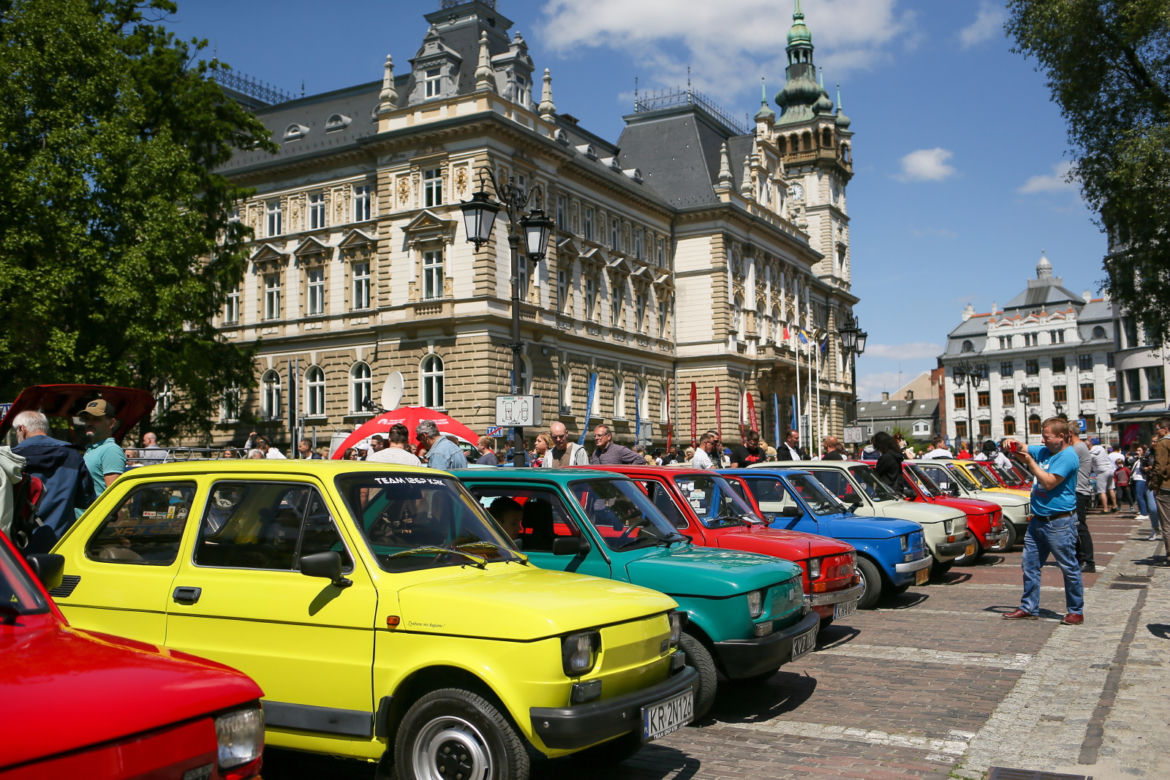 W Bielsku-Białej hucznie świętowano urodziny "Malucha"