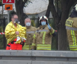 Tragiczny wypadek karetki, która wiozła zakażonego