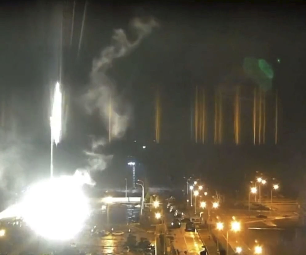 Atak na elektrownię atomową w Energodarze
