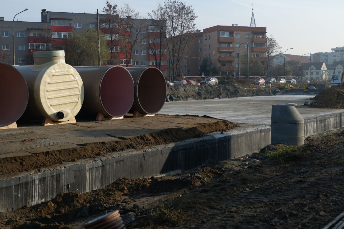 Trasa Łagiewnicka, rejon ulicy Kobierzyńskiej