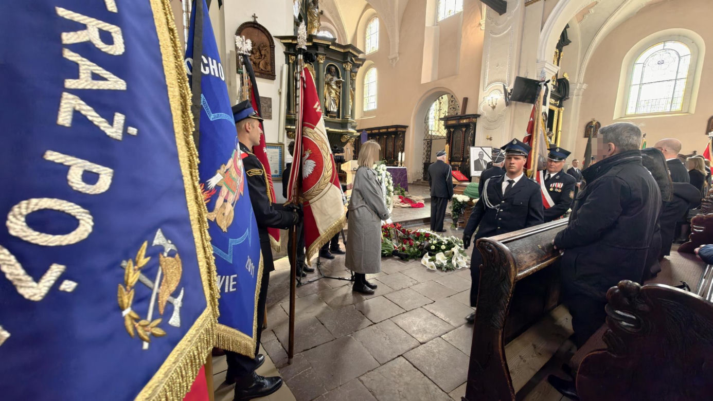 Pogrzeb burmistrza Koźmina Wielkopolskiego