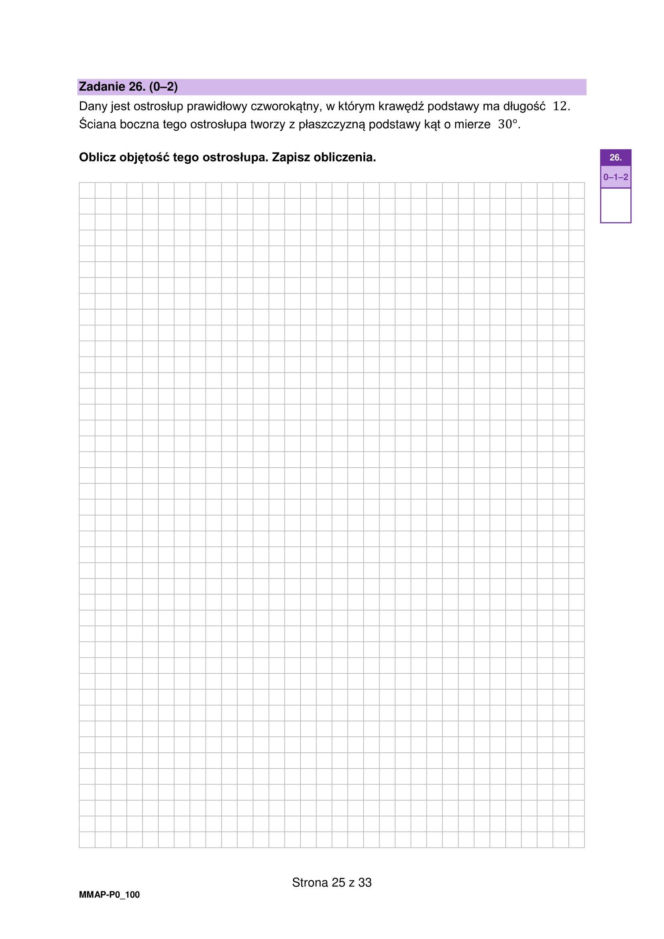 Matura próbna 2026 matematyka. - arkusz CKE