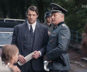 Wojenne dziewczyny 4 odc. 46. Karl Meier (Maciej Brzoska), sturmbahnfuhrer Kruger (Michael Schiller)