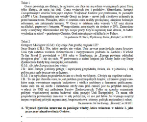 Matura 2013, WOS, poziom rozszerzony