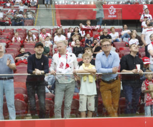 Kibice na meczu Polska-Nigeria