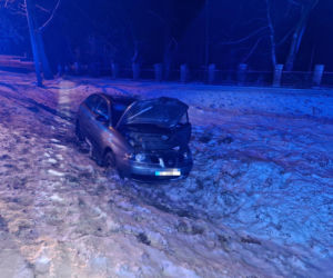 Pościg przez trzy powiaty za złodziejem paliwa. Finał w rowie w Zabrzewie w powiecie leszczyńskim