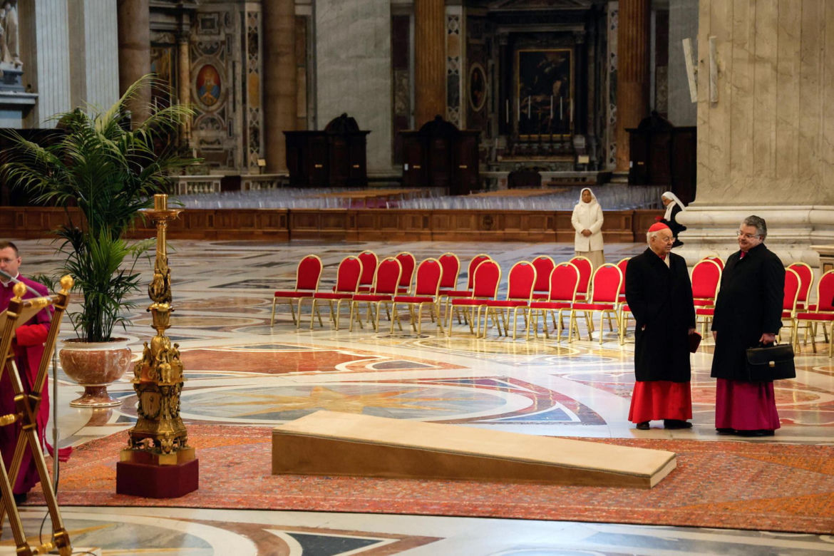 Trumna Papieża.