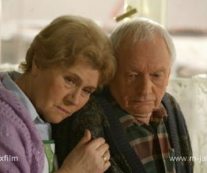 M jak miłość. Barbara (Teresa Lipowska) , Lucjan (Witold Pyrkosz) Mostowiakowie