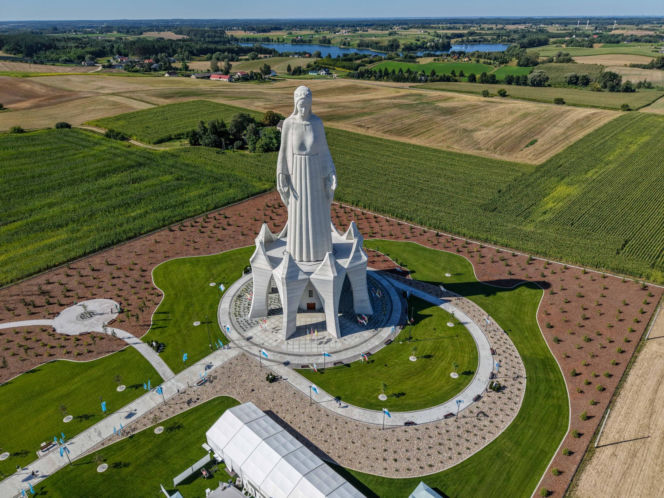 Poświęcenie pomnika Matki Boskiej w Konotopiu