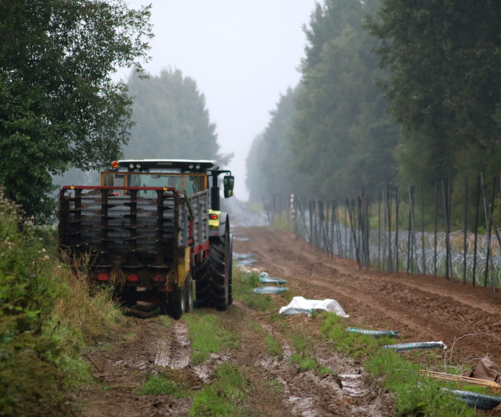 Usnarz Górny. Granica polsko-białoruska