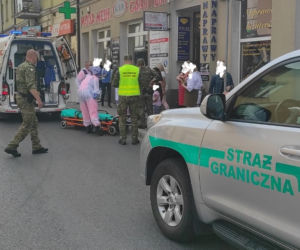 Limanowa. Dziewczynka potrącona przez samochód. Na pomoc ruszyli strażnicy graniczni