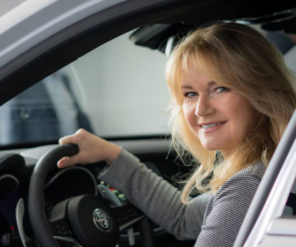Grażyna Torbicka jeździ Alfą Romeo Stelvio