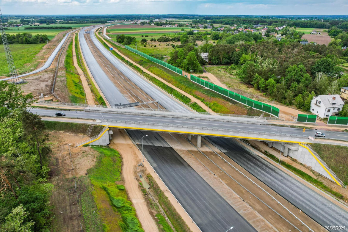 Tak wygląda plac budowy autostrady A2 od węzła Siedlce Zachód do węzła Siedlce Południe 