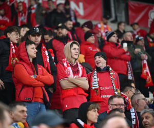 Widzew Łódź - Lech Poznań: Zdjęcia kibiców i zawodników z meczu 24. kolejki PKO BP Ekstraklasy